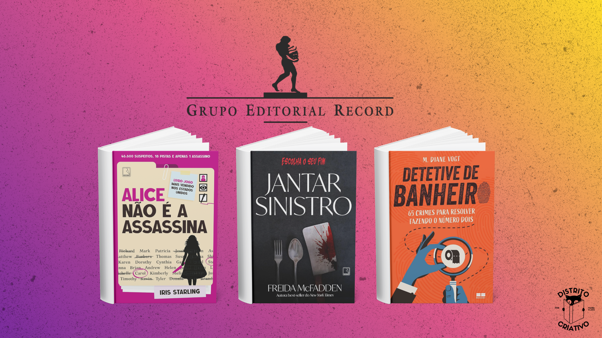 Grupo Editorial Record | Três livros-jogos inéditos chegam ao Brasil
